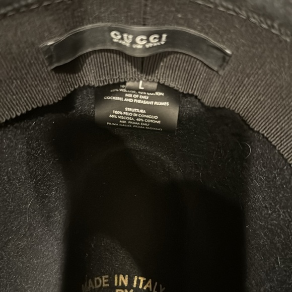 Gucci Hat with Feathers - Picture 7 of 8